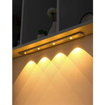 GARTO Rechargeable Wireless Under Cabinet Lights