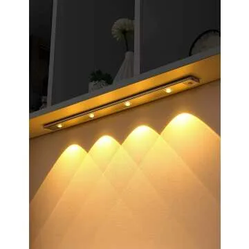 GARTO Rechargeable Wireless Under Cabinet Lights