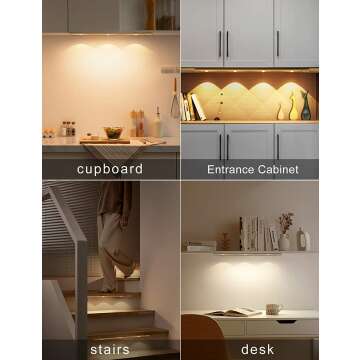 GARTO Rechargeable Wireless Under Cabinet Lights