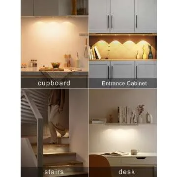 GARTO Rechargeable Wireless Under Cabinet Lights