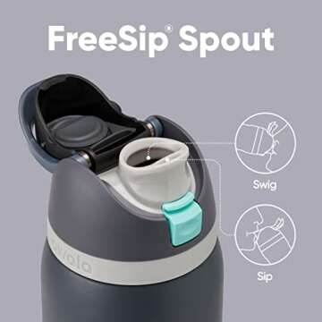 Owala FreeSip Insulated Water Bottle for Sports and School