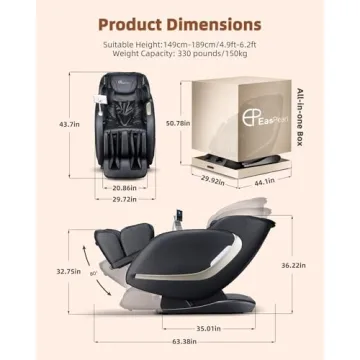EasPearl App-Controlled Massage Chair for Total Relaxation