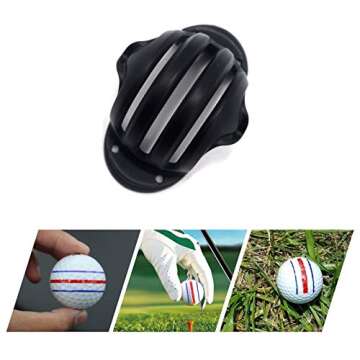 FAVORGEAR Golf Ball Marker Kit,Golf Ball Line Drawing Marker Tool,Golf Ball Marking Tool,Golf Ball Liner with Markers,Golf Ball Marking Stencils,Golf Accessories Alignment and Identification Tool