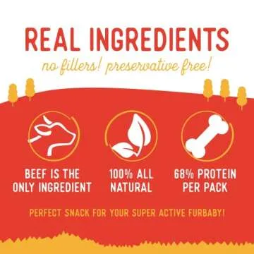 Premium Grain-Free Beef Liver Dog Treats Made in the USA