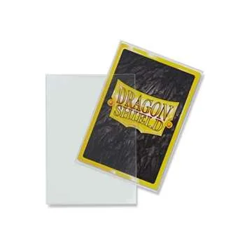 Dragon Shield Bundle: 2 Packs of 60 Count Japanese Size Mini Matte Card Sleeves - Matte Clear