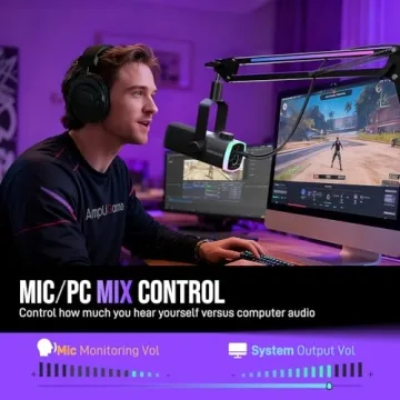 FIFINE AM8PROT Gaming Microphone with Boom Arm Set