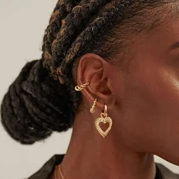 Stylish MYEARS Women Halo Heart Earrings for All Occasions