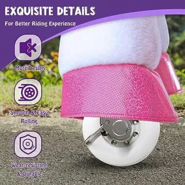 PonyCycle Unicorn Ride-on Toy for Kids 4-8 Years - Safety & Fun