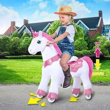 PonyCycle Unicorn Ride-on Toy for Kids 4-8 Years - Safety & Fun