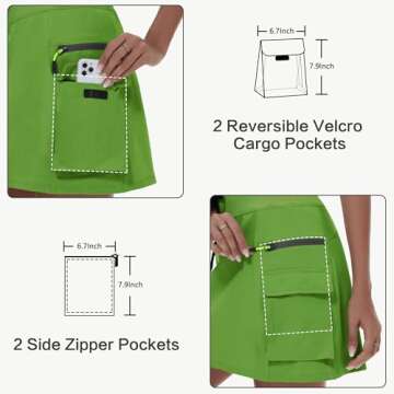 MIVEI Women's Hiking Cargo Skort - Stylish & Quick Dry