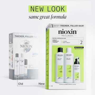 Nioxin System Kit 2 for Thinning Natural Hair Treatment