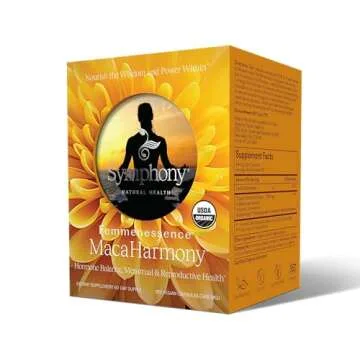 Femmenessence MacaHarmony – Scientifically Proven to Support Natural Hormone Balance for Women, Regular Menstrual Cycle, PMS, Acne, Mood, Fertility, 120 Natural Organic Maca Vegan Caps, 60-Day Supply
