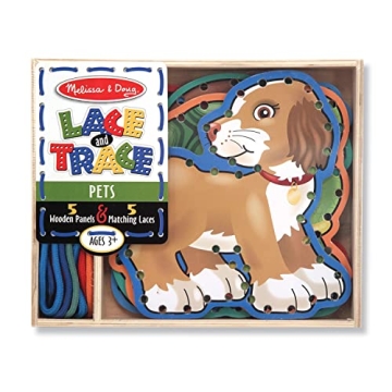 Melissa & Doug Lace and Trace Activity Set for Fine Motor Skills