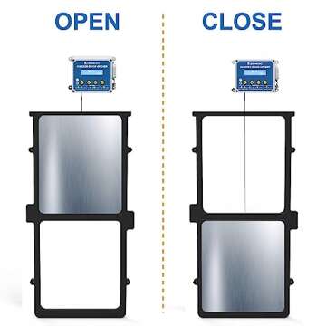 Automatic Chicken Coop Door Opener with Timer & Light Sensor, Including Aluminum Door Kit