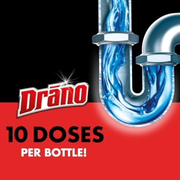 Drano Max Gel Drain Cleaner for Showers and Sinks, 80 Oz