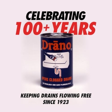 Drano Max Gel Drain Cleaner for Showers and Sinks, 80 Oz
