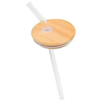 Silver Buffalo Wicked Featuring Elphaba and Glinda She's So Good and Don't Hide Your Magic 2 Pack Glass Jar Tumbler with Bamboo Lid and Glass Straw, 16 Ounces