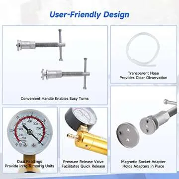 Orion Motor Tech 2 in 1 Brake Tool Set for Efficient Repairs
