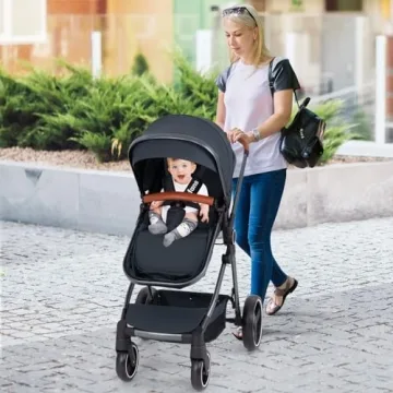 INFANS 2 in 1 Baby Stroller with Bassinet for Infant