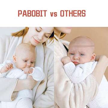 PABOBIT 6PCS Baby Girl Flower Nylon Headband-Elastic Hair Band Handmade Bow For Newborn Infant Toddler (16pcs Multi-color, 12)