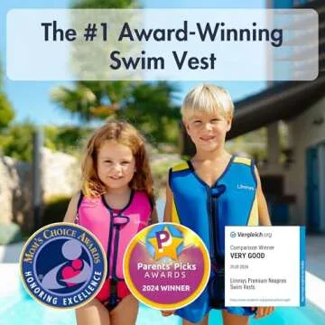 Limmys Premium Toddler Swim Vest - Toddler floaties, and Buoyancy Swimming Aid - Modern Design Swimm...