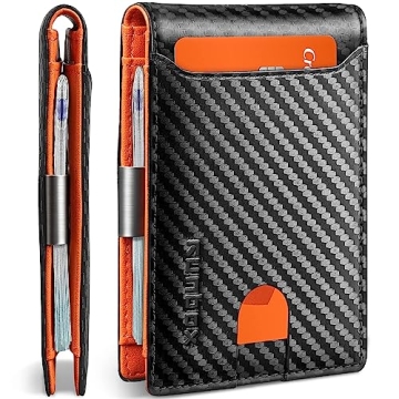 RUNBOX Slim Wallets for Men - Minimalist Design