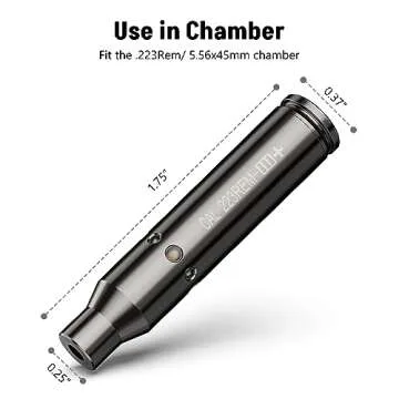 MidTen Bore Sighting Laser 223/556 Laser Boresighters with 3 Sets of Batteries