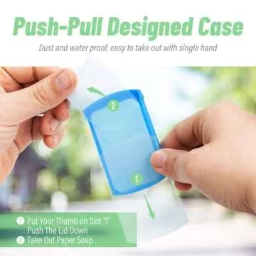 Portable Travel Hand Washing Paper Soap Sheets for Easy Hygiene
