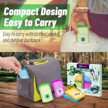 Portable Travel Hand Washing Paper Soap Sheets for Easy Hygiene