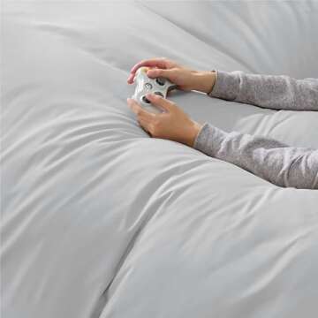 Bedsure Twin/Twin XL Duvet Cover - Ultra Soft Bedding