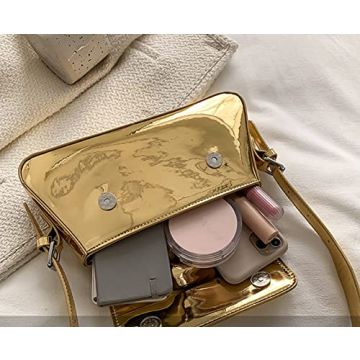 Trendy Y2k Silver Hobo Purse for Stylish Women