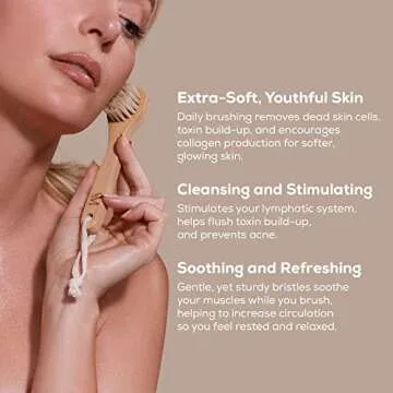 CSM Mini Dry Brush - Exfoliating Facial Brush for Sensitive Skin