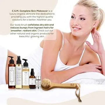 CSM Mini Dry Brush - Exfoliating Facial Brush for Sensitive Skin