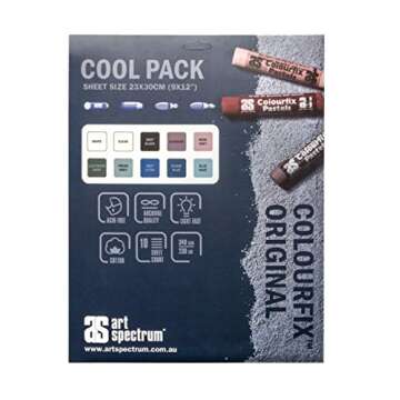 Art Spectrum Colourfix Paper Rainbow Packs Cool Tones Pack of 10