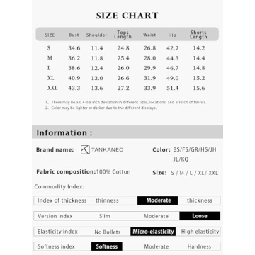 Tankaneo Summer Two Piece Casual Shorts Set for Women