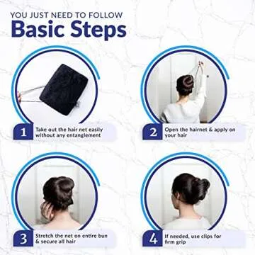 ZefeqCo 100 Pack Hair Nets for Men and Women - 24 inch Stretchable
