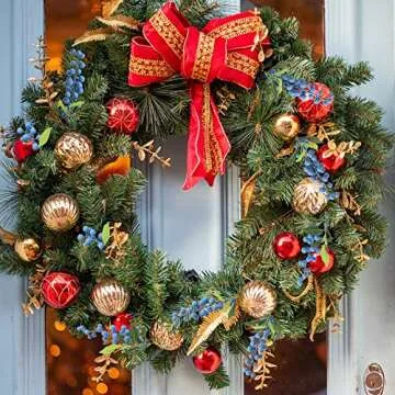 HUIANER 27.5" Artificial Blueberry Stems for DIY Decor