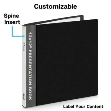 Dunwell 12x12 Presentation Book with Sheet Protectors