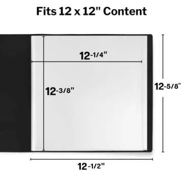 Dunwell 12x12 Presentation Book with Sheet Protectors