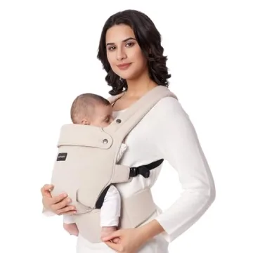 Momcozy 3-in-1 Baby Carrier - Ergonomic, Cozy, Lightweight for 7-44lbs