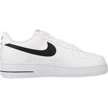 NIKE Men's Retro Low-Top Basketball Sneakers, White Black Size 11