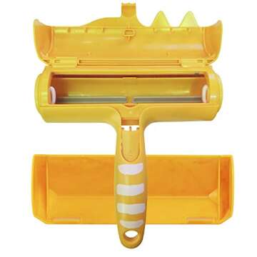 Nado care Pet Hair Remover Roller - Lint Roller for pet Hair - Self Cleaning Dog & Cat Hair Remover - Remove Dog, Cat Hair from Furniture, Carpets, Bedding, Clothing and More.