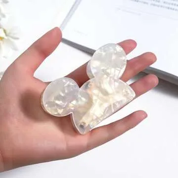 Cute Mouse Ears Hair Claw Clips for Women and Girls