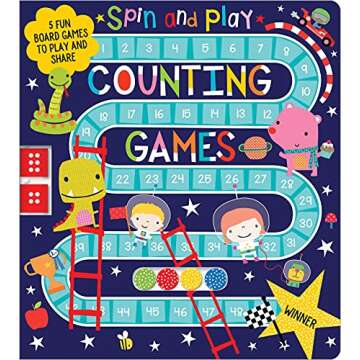 Counting Games (Spin and Play) - Interactive Dice Board Game Book