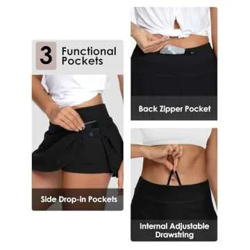 Stylish QUEENIEKE Women Golf Skorts with Pockets