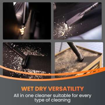 Giraffe Tools Grandstorm 30FT Hose Wall Mounted Vacuum