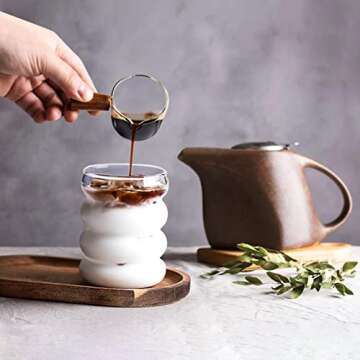 Jlong Creative Glass Cup Vintage Drinking Glasses Entertainment Dinnerware Glassware Beverage Cups f...