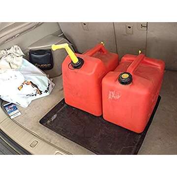 WirthCo 40092 Funnel King Drip Tray - Black Plastic 22 x 22 x 1.5 Inches - Perfect for Catching Spills or Leaks from Mini Fridges, Air Conditioners, Automotive, and Machinery - Made in USA