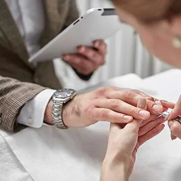 ForPro Professional Collection Premium Nail Care Towels for Manicures and Pedicures, Lint-Free, Disposable with Poly Back, 12" x 16", 50-Count