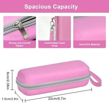 TUNYINSH Travel Case for Oral-B/Oral-B Pro/Phlips Sonicare Electric Toothbrush with 2pcs Toothbrush ...